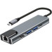 Адаптер/ Адаптер USB 3.1 Type-Cm ->HDMI A(m) 4K@30Hz, RJ45, 2XUSB3.0, PD, iOpen <ACU435M>