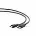 Кабель DisplayPort-HDMI Cablexpert CC-DP-HDMI-6, 20M/19M, 1.8м, черный, экран, пакет (082082) {100} Кабель DisplayPort-HDMI Cablexpert CC-DP-HDMI-6, 20M/19M, 1.8м, черный, экран, пакет (082082) {100}