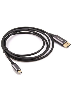 Кабель-адаптер/ Кабель-адаптер USB 3.1 Type-Cm --> DP(m) 4K@60Hz, 1.8m , Aluminium Shell,VCOM <CU422MC-1.8M>