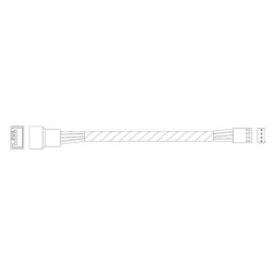 Кабель ACD-KY524-6709117 (MD-6709117), Cable OcuLink SFF8611 4i -to- SFF8611 4i, length= 950mm OEM {100} (745942)