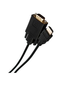 Кабель-переходник/ Кабель-переходник HDMI --> VGA_M/M 1,8м VCOM <CG596-1.8M>