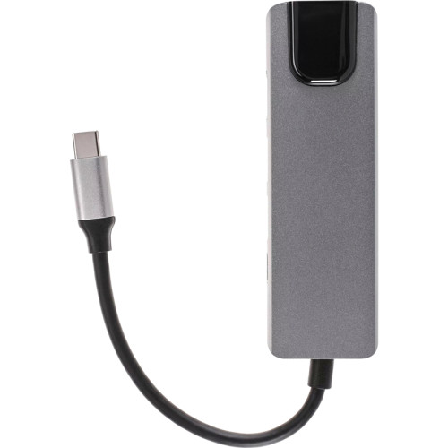 Адаптер/ Адаптер USB 3.1 Type-Cm ->HDMI A(m) 4K@30Hz, RJ45, 2XUSB3.0, PD, iOpen <ACU435M>