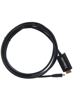 Кабель-адаптер/ Кабель-адаптер USB3.1 Type-Cm --> HDMI A(m) 4K@30Hz, 1.8m, Telecom <TCC005-1.8M>