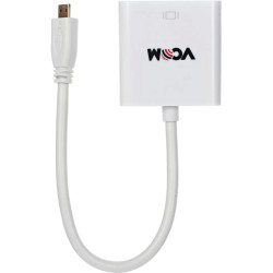 Кабель-переходник/ Кабель-переходник Micro HDMI M => VGA F 0.15m VCOM <CG593>