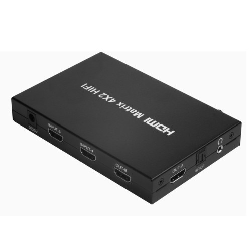 Greenconnect Переключатель HDMI матричный 4 к 2 серия Greenline GL-v402A