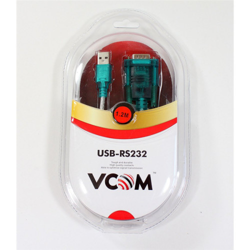 Кабель-адаптер/ Кабель-переходник USB Am -> RS-232 DB9M, винты ( добавляет в систему новый COM порт) VCOM <VUS7050> Кабель-адаптер/ Кабель-переходник USB Am -> RS-232 DB9M, винты ( добавляет в систему новый COM порт) VCOM <VUS7050>