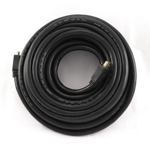 Кабель HDMI Cablexpert CC-HDMI4-20M, 20м, v1.4, 19M/19M, черный, позол.разъемы, экран, пакет Кабель HDMI Cablexpert CC-HDMI4-20M, 20м, v1.4, 19M/19M, черный, позол.разъемы, экран, пакет