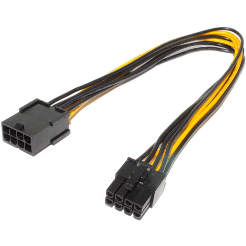 Кабель питания 8 pin PCI-E  from PCU 18AWG 0.4m