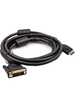 Кабель/ Кабель HDMI AM/DVI(24+1)M, 3м, CU, 1080P@60Hz, 2F, VCOM <CG484G-3M>