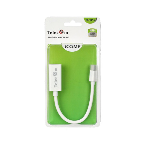 Кабель/ Кабель-переходник Mini DisplayPort (M) -> HDMI (F) Telecom (TA6055)