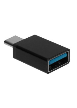 Переходник/ Переходник GoPower Type-C (m)-USB (f) 3.0 черный Premium Zip-Lock c подвесом (1/500)