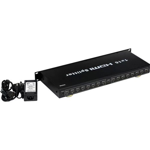 Разветвитель/ Разветвитель HDMI Spliitter 1=>16 3D Full-HD 1.4v, каскадируемый VCOM <DD4116> Разветвитель/ Разветвитель HDMI Spliitter 1=>16 3D Full-HD 1.4v, каскадируемый VCOM <DD4116>