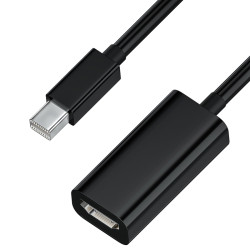 Greenconnect Адаптер-переходник Apple mini DisplayPort 20M > HDMI 19F, черный, GCR-50930