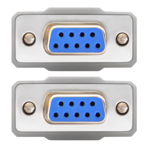 Greenconnect Кабель 0.5m 0-модемный COM линковочный, DB9/DB9 9F/9F, серый, 30 AWG, GCR-DB901-0.5m Greenconnect Кабель 0.5m 0-модемный COM линковочный, DB9/DB9 9F/9F, серый, 30 AWG, GCR-DB901-0.5m