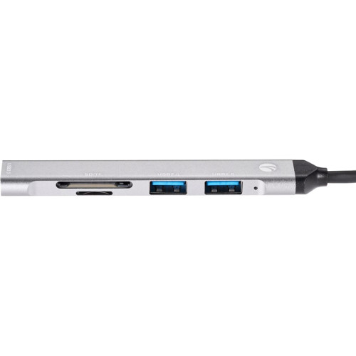 Адаптер/ Адаптер TypeC+adapter-->USB3.0+2USB2,0+SD+TF, VCOM <DH297>