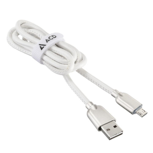 Кабели USB ACD USB кабель ACD-Allure MicroUSB ; USB-A Кожа, 1м, белый (ACD-U926-M1W) Кабели USB ACD USB кабель ACD-Allure MicroUSB ; USB-A Кожа, 1м, белый (ACD-U926-M1W)