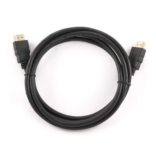 Кабель HDMI Cablexpert CC-HDMI4-6, 1.8м, v1.4, 19M/19M, черный, позол.разъемы, экран, пакет {100}