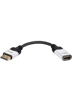 Адаптер/ Адаптер DisplayPort(M) ---> HDMI(F) 0.15m 8K@60Hz VCOM <CG6218M-0.15>