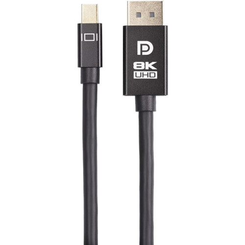 Кабель/ Кабель 1.4V Mini DisplayPort M <--> Display Port M 1,8м  4K@120HZ 8K@60HZ Telecom (TA683M-1.8M)