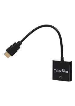 Кабель-переходник/ Кабель-переходник HDMI(M) -> VGA(F)   Telecom [TA558]
