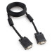 Кабель VGA Pro Cablexpert CC-PVGA-6 черный, 1.8м, 15M/15M, экран, феррит. кольца, пакет Кабель VGA Pro Cablexpert CC-PVGA-6 черный, 1.8м, 15M/15M, экран, феррит. кольца, пакет
