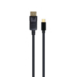 Кабель miniDP-DP Cablexpert CCP-mDP2-6 20M/20M, v.1.2, 4K, 1.8м, черный, позол.разъемы, пакет (CCP-mDP2-6) (104210)