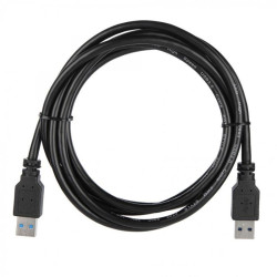 Кабель ACD-U3AAM-20L  ACD-U3AAM-20L  USB 3.0, A male - A male, ТТХ:  ACD-U3AAM-20L  (7/0.12BC+HDPE)*1P+ (7/0.12BC+HDPE)*2C+7/0.12BC+AL *2P +7/0.16BC*2C+AL+7/0.12BC+B(80/0.12AL)PVC5.5, Черный, 2м (742118)