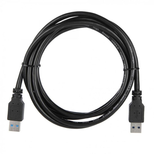 Кабель ACD-U3AAM-20L  ACD-U3AAM-20L  USB 3.0, A male - A male, ТТХ:  ACD-U3AAM-20L  (7/0.12BC+HDPE)*1P+ (7/0.12BC+HDPE)*2C+7/0.12BC+AL *2P +7/0.16BC*2C+AL+7/0.12BC+B(80/0.12AL)PVC5.5, Черный, 2м (742118)