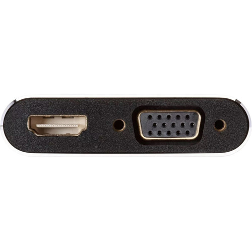 Кабель-переходник/ Кабель-переходник miniDisplayPort(M) ---> HDMI(F)+VGA(F)4K@30Hz VCOM Allum shell<CG646M-0.15> Кабель-переходник/ Кабель-переходник miniDisplayPort(M) ---> HDMI(F)+VGA(F)4K@30Hz VCOM Allum shell<CG646M-0.15>