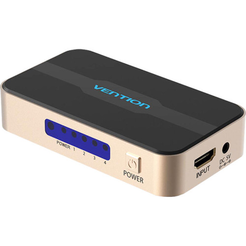 Разветвитель - сплиттер Vention HDMI 19F/4x19F на 4 монитора Разветвитель - сплиттер Vention HDMI 19F/4x19F на 4 монитора