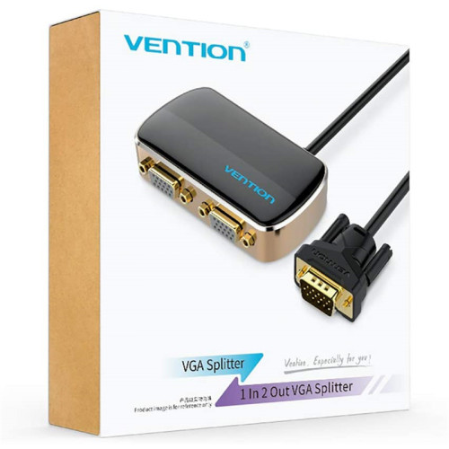 Разветвитель-сплиттер Vention VGA 15M/2x15F на 2 монитора Разветвитель-сплиттер Vention VGA 15M/2x15F на 2 монитора