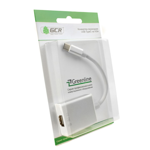 Greenconnect Переходник USB TypeC > HDMI 19F Greenconnect серия Greenline, GCR-UTC2HD