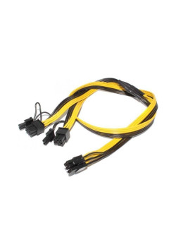 Кабель ITZR 6 pin to 2 x 6+2 pin GPU power adapter splitter cable