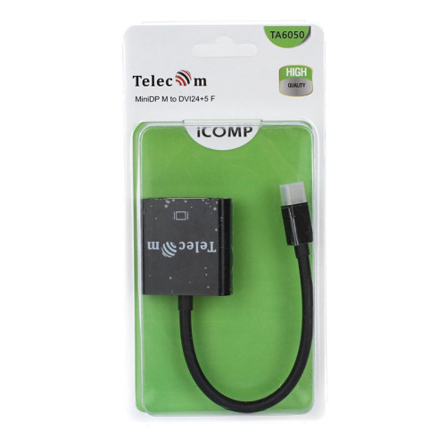 Кабель-переходник/ Кабель-переходник Mini DisplayPort (M) -> DVI (F) Telecom (TA6050)