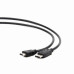 Кабель DisplayPort-HDMI Cablexpert CC-DP-HDMI-7.5M, 20M/19M, 7.5м, черный, экран, пакет Кабель DisplayPort-HDMI Cablexpert CC-DP-HDMI-7.5M, 20M/19M, 7.5м, черный, экран, пакет