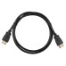 Кабель ACD-DHHM1-10B  ACD-DHHM1-10B  HDMI 1.4, Golden Plated,19m/19m, Черный, 1м (742163)