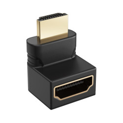 GCR Переходник HDMI-HDMI  19M / 19F верхний угол, GCR-54939