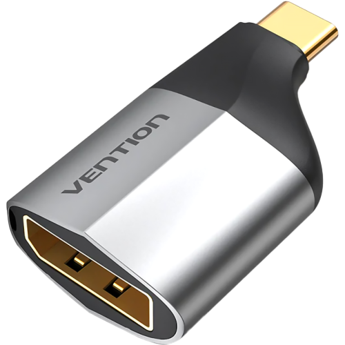 Адаптер-переходник Vention USB CM > DP F Серый