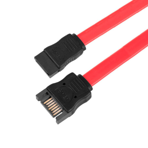 Кабель интерфейсный удлинитель SATA II 0.5 m GCR SATA II- SATA II, GC- ST103, до 3Gbps, 26 AWG, 7pin / 7pin, медь, пакет