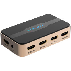 Разветвитель - сплиттер Vention HDMI 19F/4x19F на 4 монитора