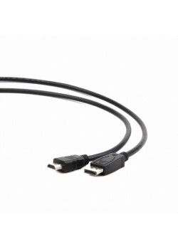 Кабель DisplayPort-HDMI Cablexpert CC-DP-HDMI-3M, 20M/19M, 3.0м, черный, экран, пакет {100}