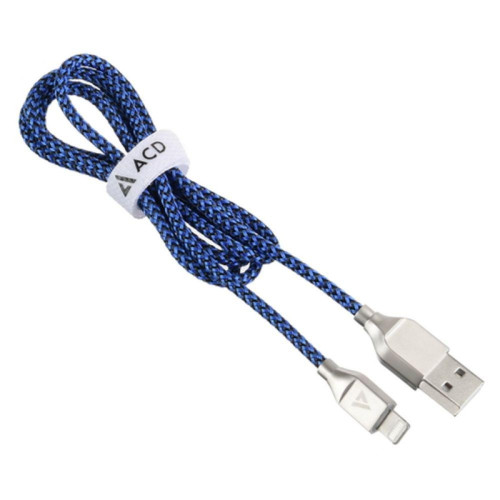 Кабели USB ACD USB кабель ACD-Titan Lightning ; USB-A Нейлон, 1м, сине-черный (ACD-U927-P5L) Кабели USB ACD USB кабель ACD-Titan Lightning ; USB-A Нейлон, 1м, сине-черный (ACD-U927-P5L)