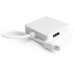 Greenconnect Адаптер-переходник Apple mini DisplayPort 20M > DisplayPort 20F/HDMI 19F/DVI 25+4F, белый, 33-050583