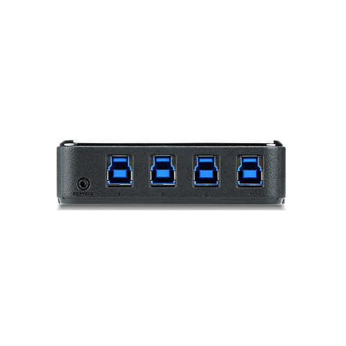 Переключатель Aten US434-AT USB, 4 ПК> 4 устройства, 4 USB B-тип > 4 USB A-тип, Male > Female, со шнурами A-B 2х1.2м.+2х/ 4P USB3.1 Gen1 Peripheral Sharing Device