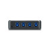 Переключатель Aten US434-AT USB, 4 ПК> 4 устройства, 4 USB B-тип > 4 USB A-тип, Male > Female, со шнурами A-B 2х1.2м.+2х/ 4P USB3.1 Gen1 Peripheral Sharing Device