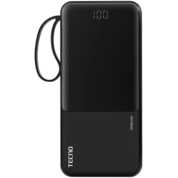 Внешний аккумулятор Tecno OnGO L101 10000mAh 12W 2.4A 2xUSB-A/USB-C черный