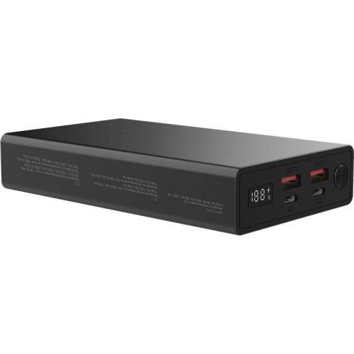 Мобильный аккумулятор Digma DGPD100WA 20000mAh QC3.0/PD3.0 100W 5A 2xUSB-A/2xUSB-C черный (DGPD20A100ABK)