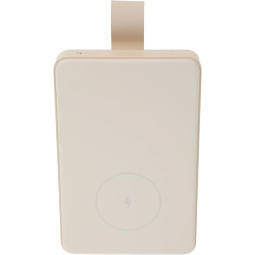 Мобильный аккумулятор Xiaomi BHR9074GL 6000mAh Qi 15W 2.4A USB-C беспров.зар. бежевый