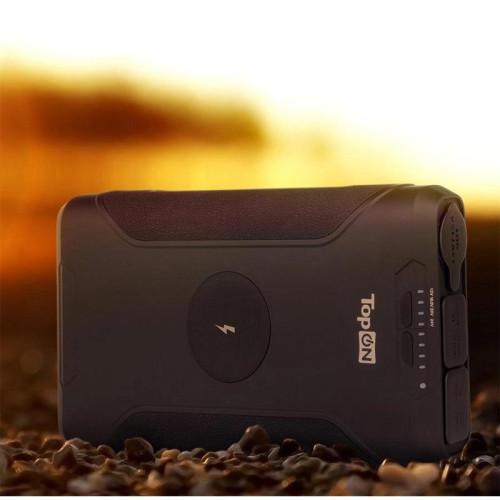 Мобильный аккумулятор TopON TOP-X73 72000mAh QC3.0/PD3.0/Qi 180W 5A USB-A/2xUSB-C беспров.зар. черный (103073)