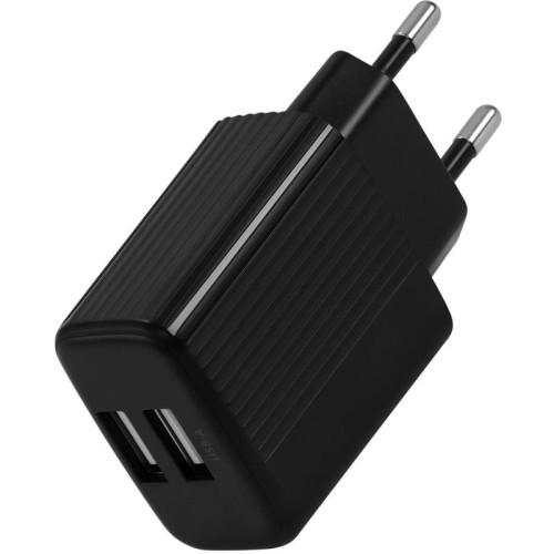 Сетевое зар./устр. Buro BUWE1 10.5W 2.1A 2xUSB универсальное черный (BUWE10S200BK)